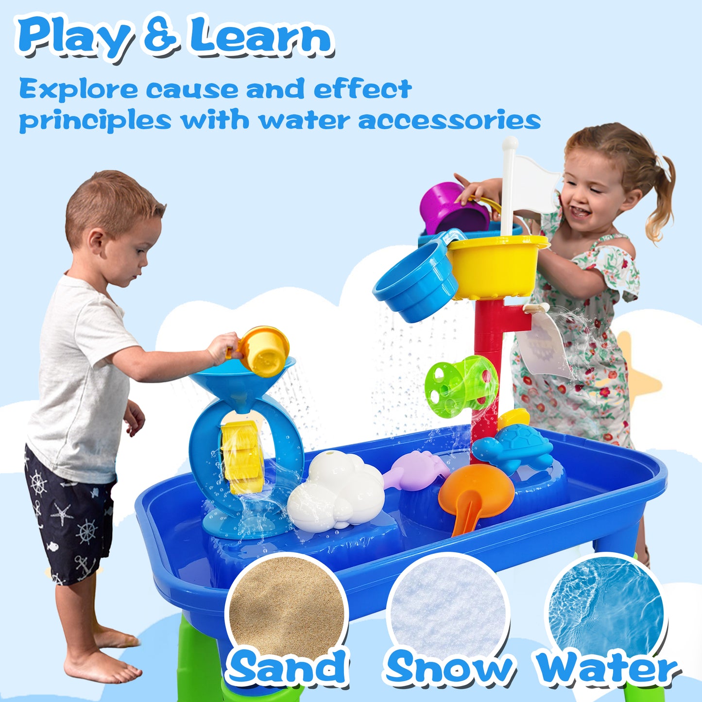 Sand Water Table for Toddler