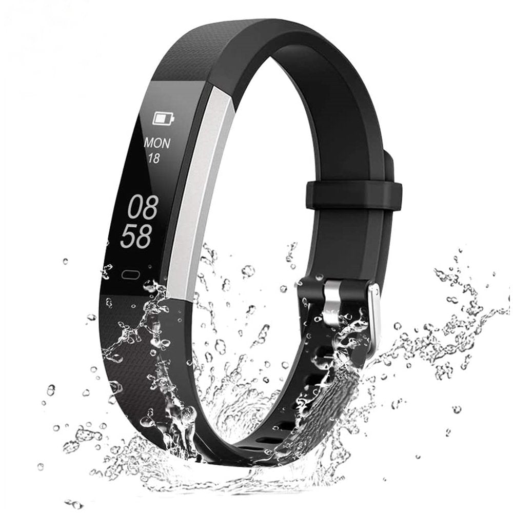 Fitness Tracker Watch with Message Reminder, Rioicc Waterproof Smart Band with Sleep Monitor & Calorie Counter, Activity Tracker for Women and Men