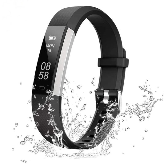 Fitness Tracker Watch with Message Reminder, Rioicc Waterproof Smart Band with Sleep Monitor & Calorie Counter, Activity Tracker for Women and Men