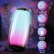 Waterproof Portable Bluetooth Speaker with Lighting Show and 12h PartyBoost Black