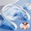 Portable Neck Fan, USB Bladeless Hanging Neck Fan, Personal Mini Neck Air Conditioner with 3 Wind Speed