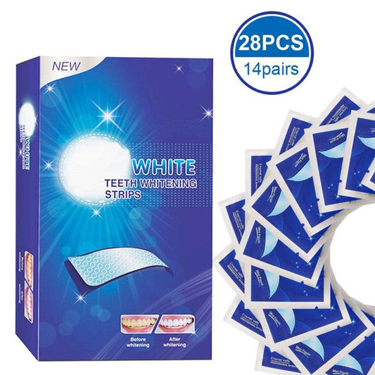 Teeth Whitening Strips, 28 White Strips Teeth Whitening Kit, Non-Sensitive 14 Sets Teeth Whitener for Tooth Whitening, Helps to Remove Smoking Coffee Soda Wine Stain