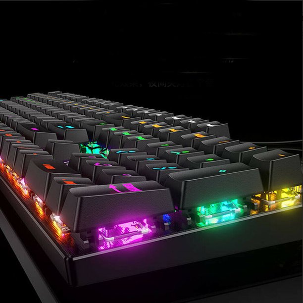 Gaming Keyboard And Mouse Set Rainbow Wired USB LED Keyboard And Mouse for PC Gamers and Xbox and PS3 PS4 Users