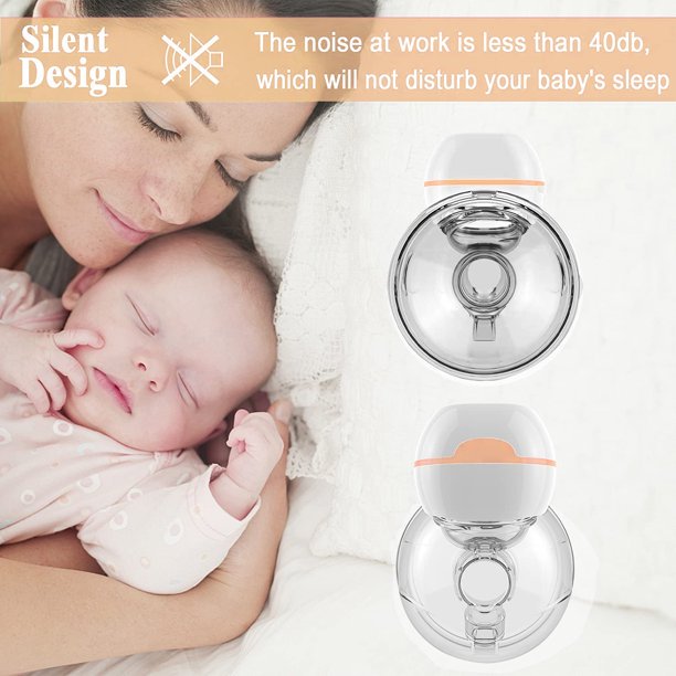 iFanze Wireless Wearable Breast Pump with Low Noise, Portable Electric breast pump hands free with 3 Mode and 9 Levels,Breastfeeding Breastpump With 4 Type Flange, J5, 1pack